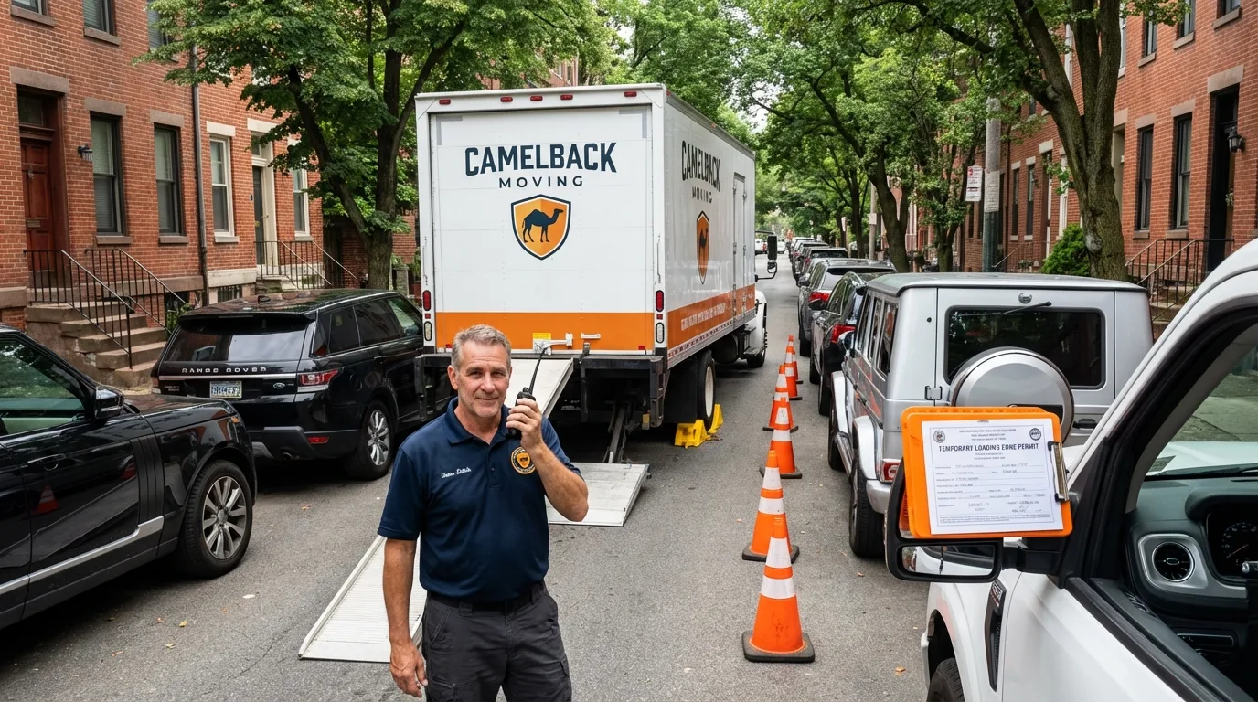 City street loading permit setup in Amelia Court House, VA