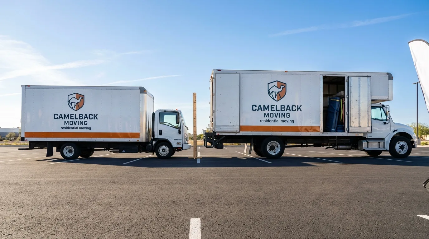 Moving truck size capacity guide in Amelia Court House